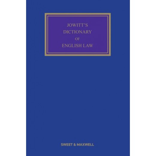 Jowitt's Dictionary of English Law 6th ed